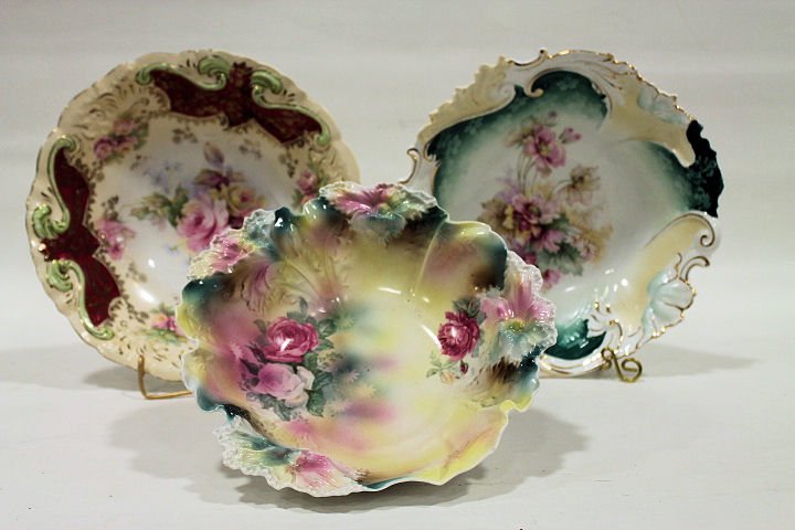 Lot of 3 R. S. Prussia Bowls - RS Prussia (1 of 3)