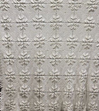 White Crocheted Bed Cover (1 of 2)
