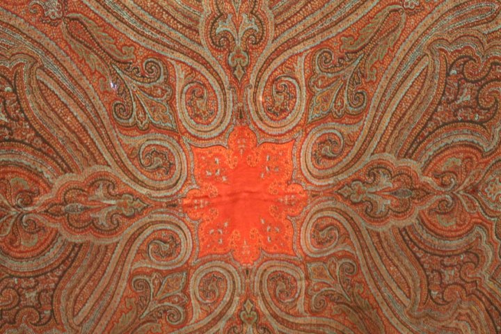 Mid-19th C Kashmiri Wool Paisley Shawl (1 of 4)