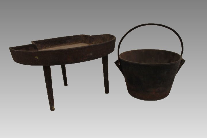 Heavy Cast Iron Hearth Cooking Drip Pan for Bottle Jack (1 of 3)