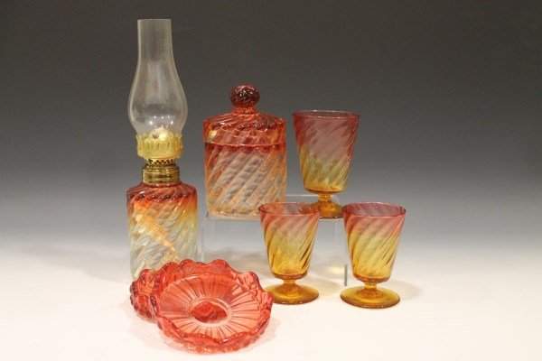 Group of Baccarat Molded Glass Rose Tiente (1 of 1)