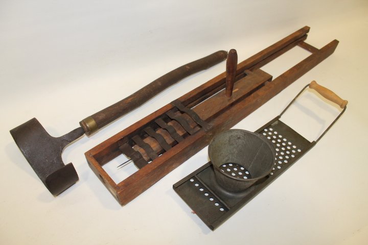 19th C. Wooden Kitchen Tools (1 of 1)