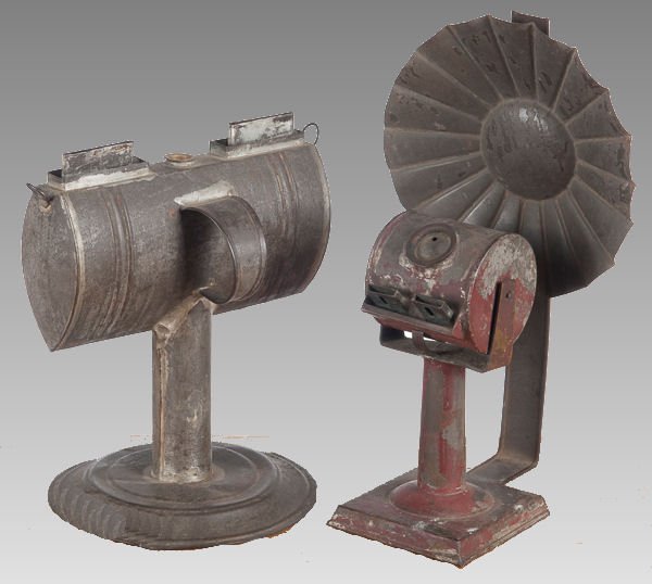 19th Century Tin Fluid Carry Lamps (1 of 1)