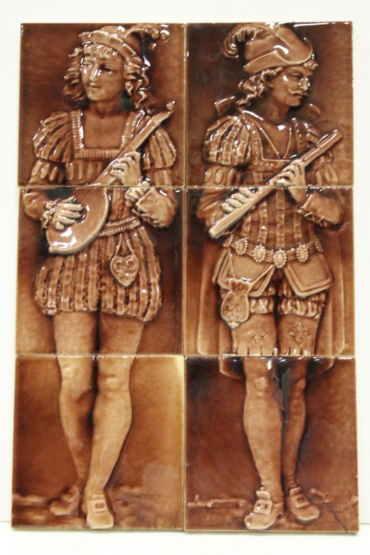 Trent Tile Co. Encaustic Portrait Tiles 1890-05 (1 of 1)