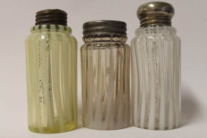 Victorian Ring Neck Stripes Salt Shakers (1 of 1)