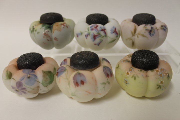 Victorian Mt. Washington Tomato Form Salt Shakers (1 of 1)