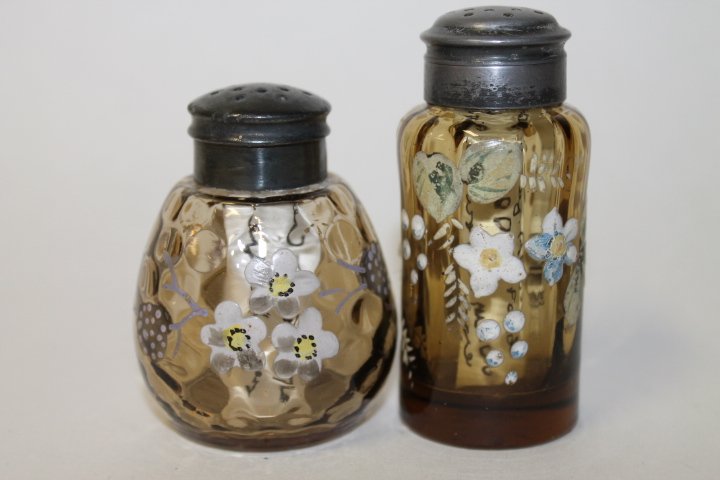 Pair Mt. Washington / New England Glass Salt Shakers (1 of 1)