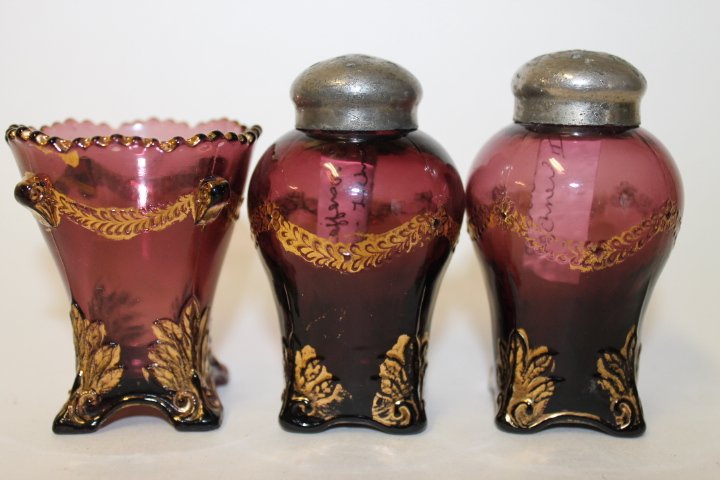 Victorian Jefferson Glass Co Swag with Brackets (1 of 1)