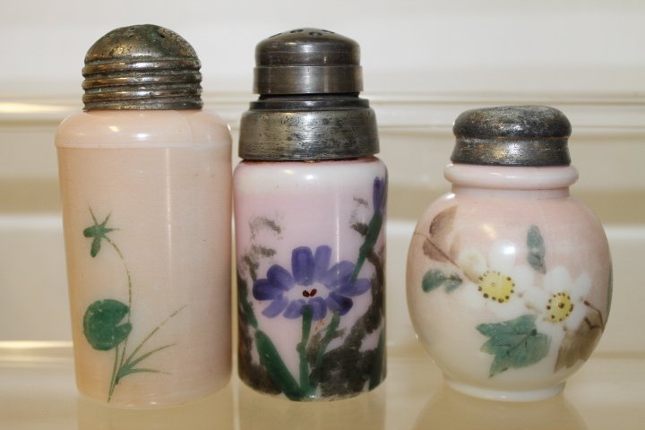 Mt. Washington Salt Shakers Opalware (1 of 1)