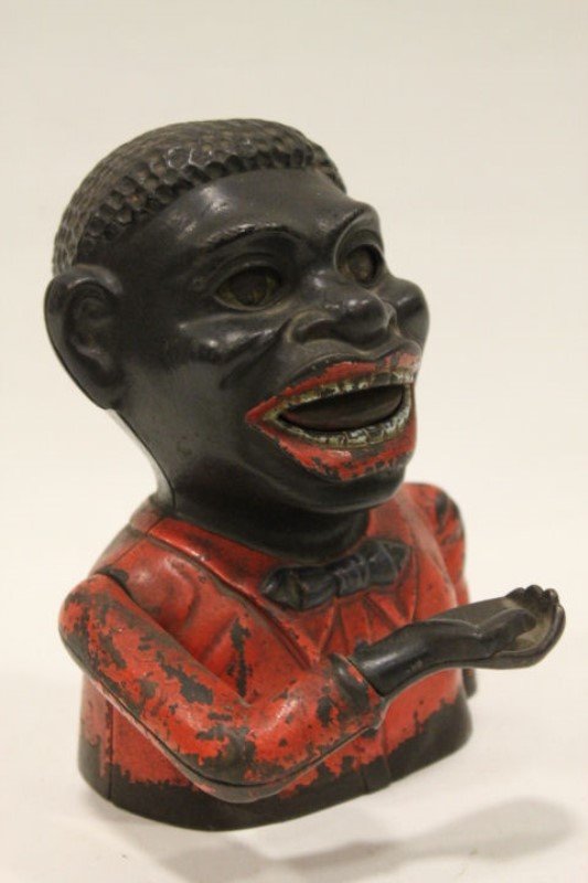 Shepard Hardware Jolly Black Man Bank - 1883 (1 of 3)