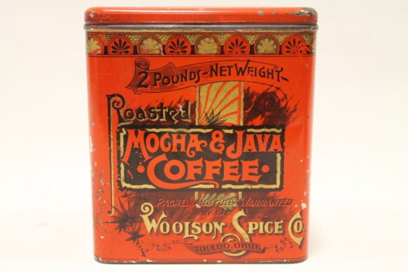 Toledo Woolson Spice Co. Coffee Tin (1 of 2)