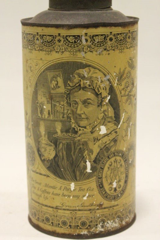 Atlantic & Pacific Tea Coffee Canister Tin (1 of 1)