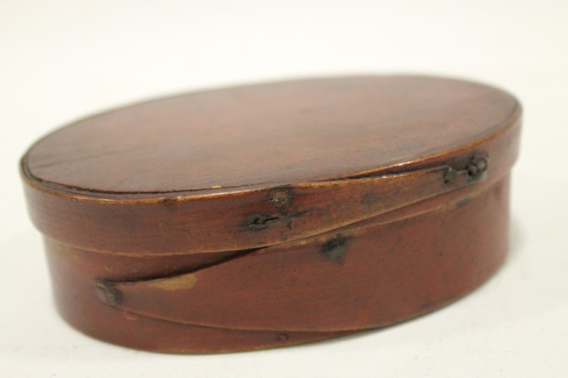 Small Oval Pantry Box - Single Finger Lap Band (1 of 1)