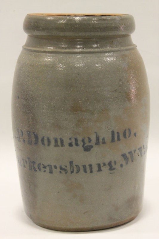 A. P. Donaghho Stoneware Canning Jar (1 of 1)
