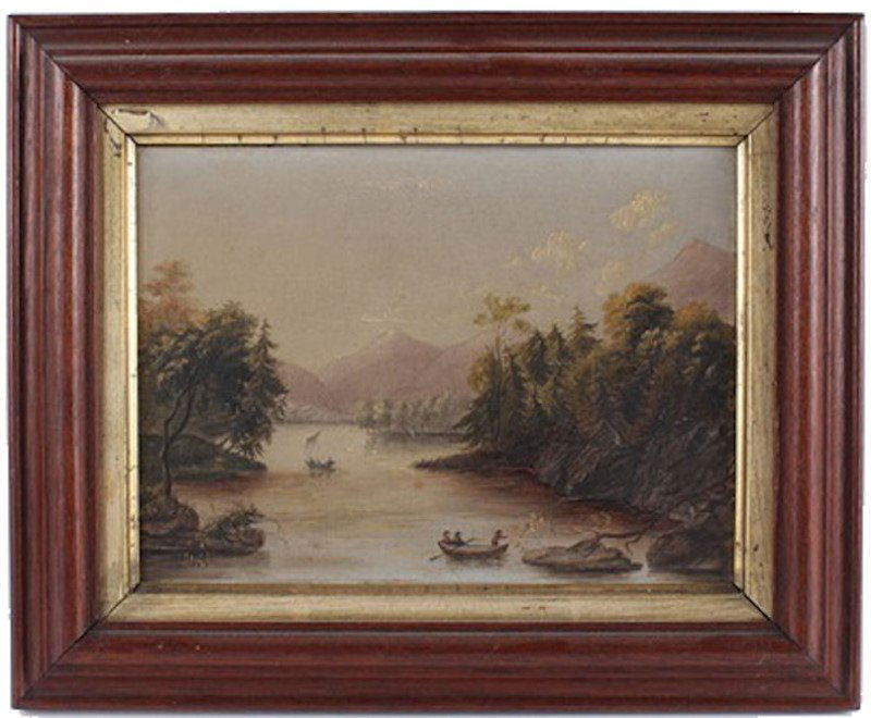 Oil on Board Hudson River Painting - Small Size (1 of 1)