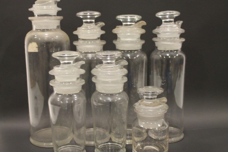 Apothecary Bottles w/ Separate Pour Spouts (1 of 1)