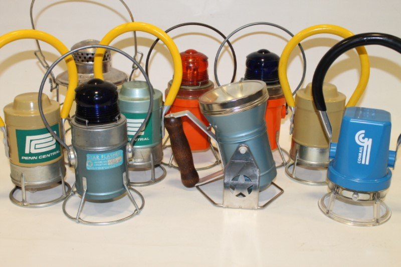 8 Battery Operated Railroad Lanterns (1 of 1)