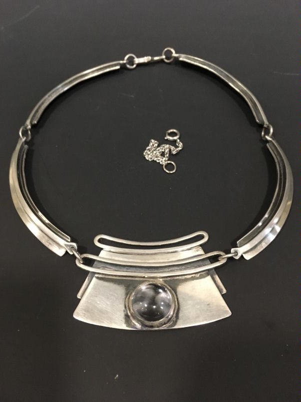 Rare & Important Ed Wiener Sterling Dangle Choker (1 of 2)