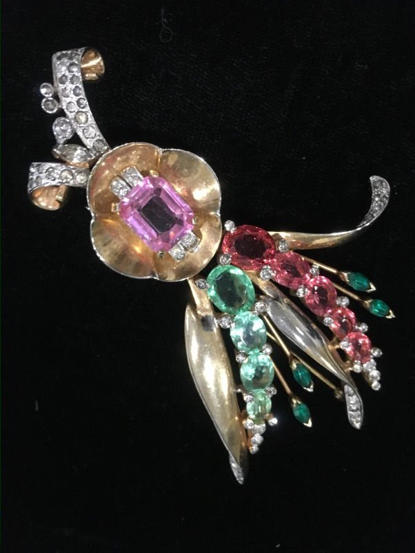 Large Mid-Century Mazer Brooch (1 of 1)