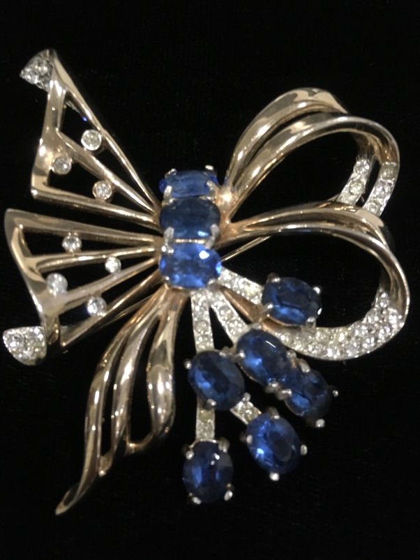 Mid-Century Designer Brooch - Open Back (1 of 1)