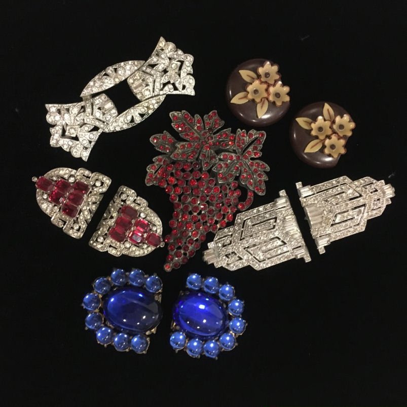 1940s Dress Clips - Coro Duette & Others (1 of 1)