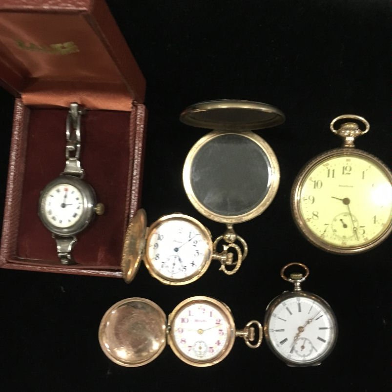 Watches - Illinois, Waltham & Rolex Red 12 (1 of 1)