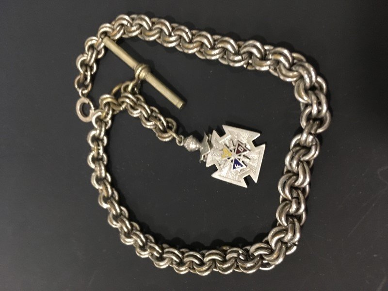 Albert Double Cable Link Watch Chain (1 of 1)