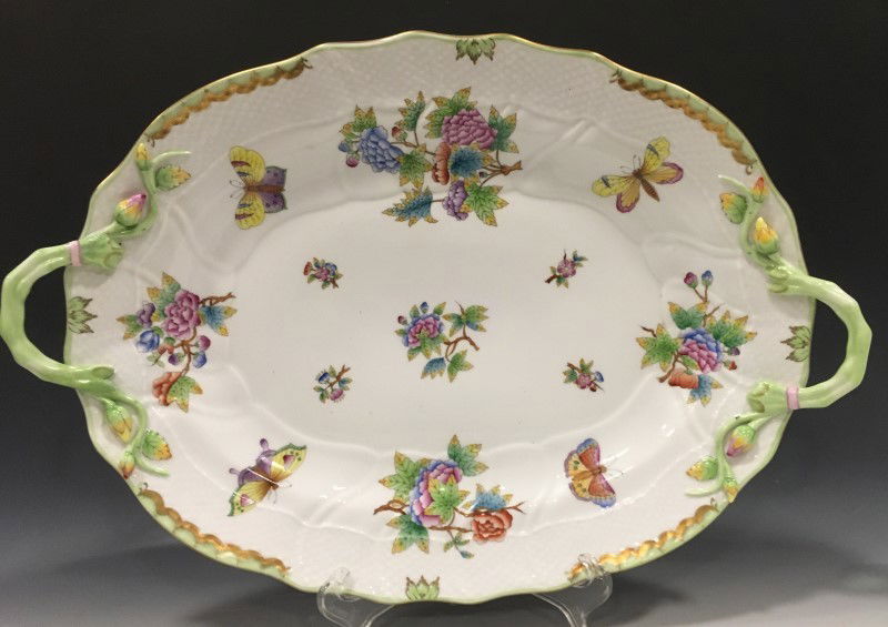 Herend Queen Victoria Pattern Platter (1 of 2)