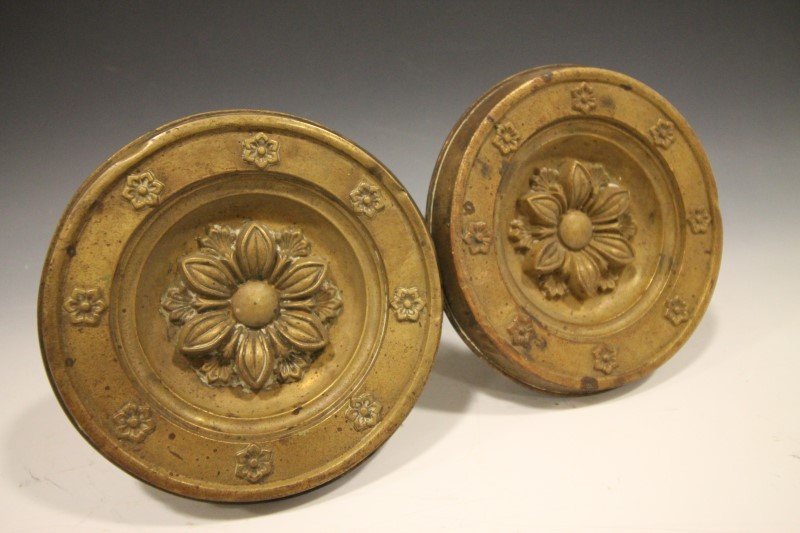 Large Size Brass Curtain Tiebacks (1 of 3)