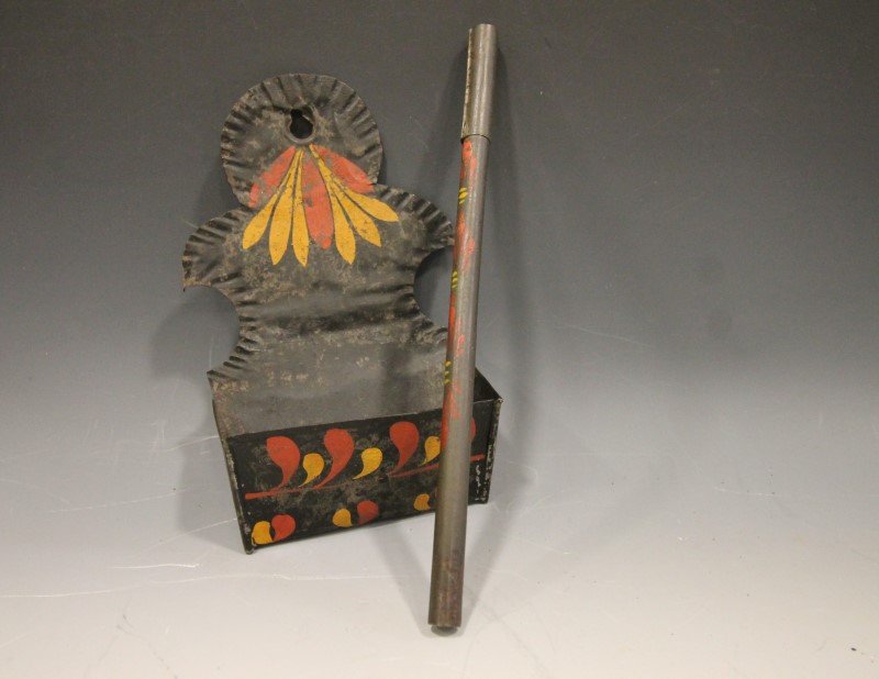 Toleware Needlecase & Handing Matchsafe (1 of 1)