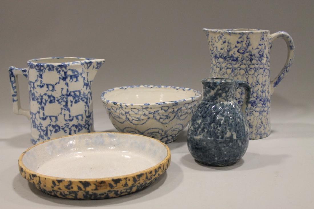 Blue & White Sponge ware Group (1 of 1)