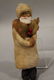 Christmas Ornament - Spun Cotton Santa Claus