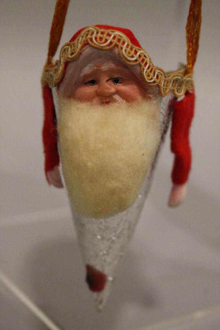 Christmas Ornament Candy Container Santa Cornucopia (1 of 1)