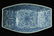 $1 Chinese Blue White Dish Qianlong Mark & Period - 5