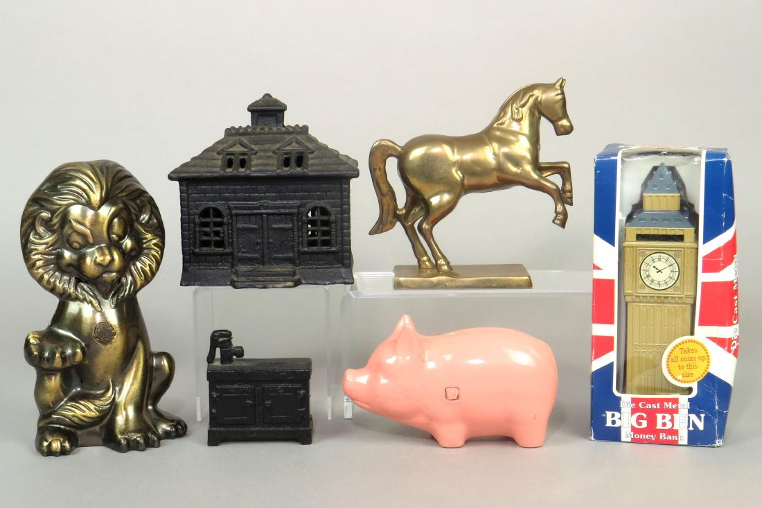 Lot of 6 Misc. Still Banks (1 of 2)