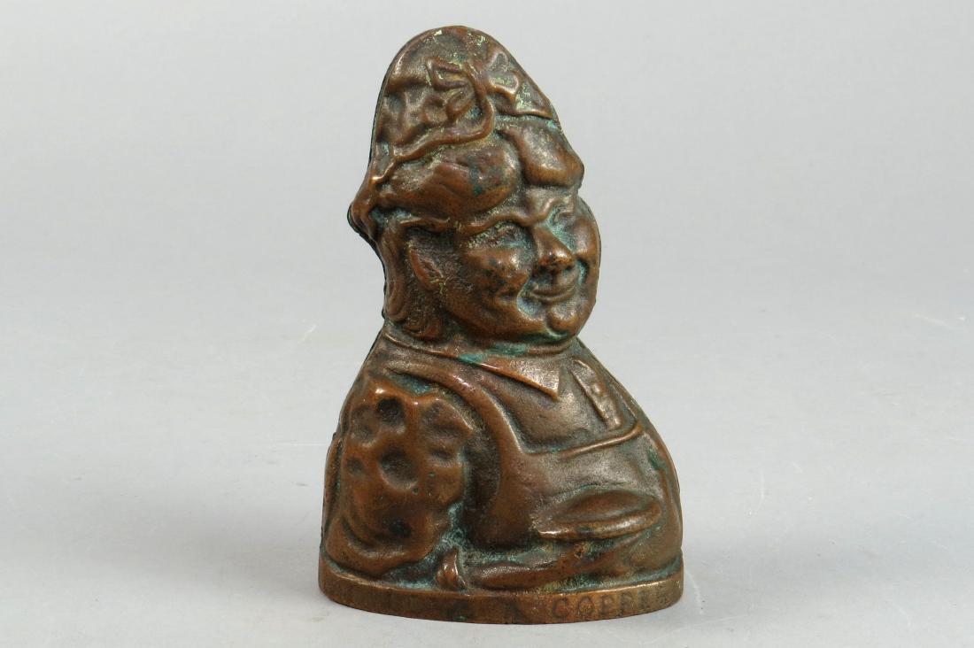 Brass "Every Copper Helps/I Love a Copper" Bank (1 of 2)