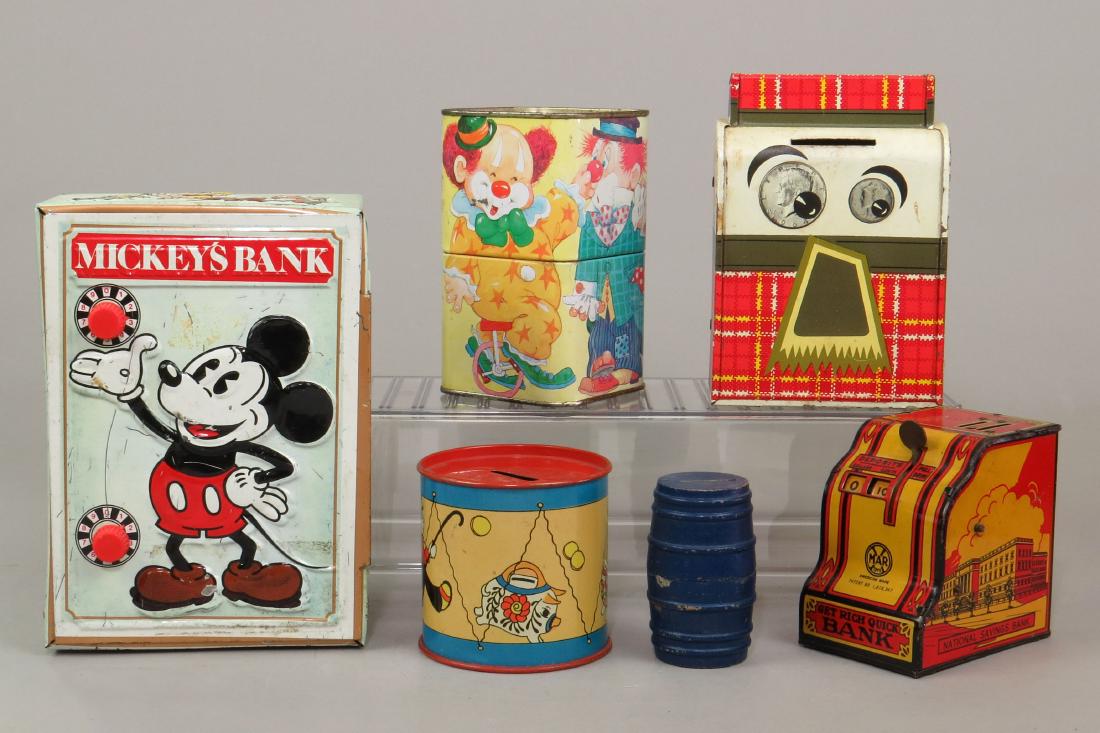 Lot of 6 Misc. Still Banks (1 of 1)