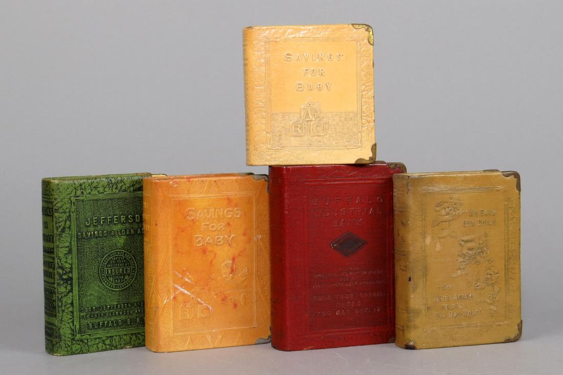 Lot of 5 Book Banks (1 of 1)