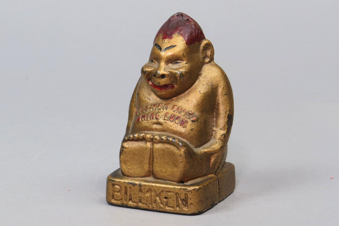 CI "Billiken" w/Advertising Bank (1 of 3)