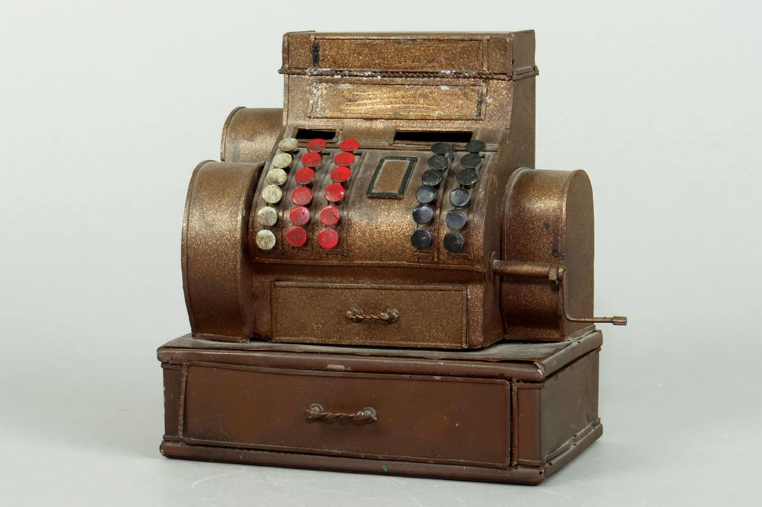 Metal Cash Register Bank