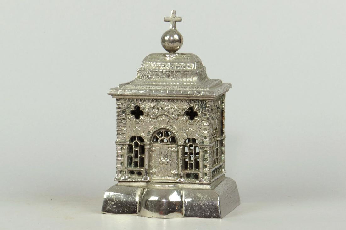 CI Roof Bank w/Cross on Base (1 of 2)