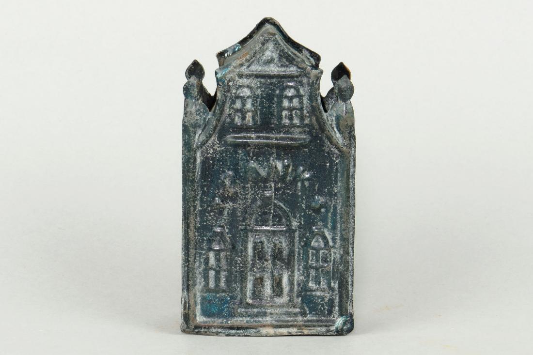 Tin Gothic "Bank": Gothic "Bank", Tin, M N/L, 4 1/4"