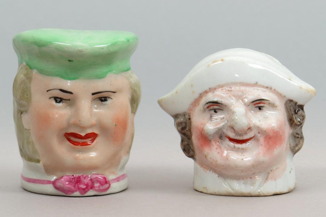 Lot of 2 Ceramic Bust Banks (1 of 3)