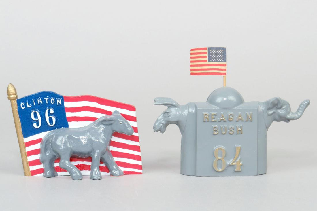 Lot of 2 Alum. Reynolds Political Banks (1 of 2)