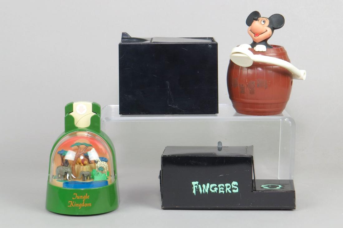 Lot of 4 Plastic/Metal Misc. Mech. Banks (1 of 1)