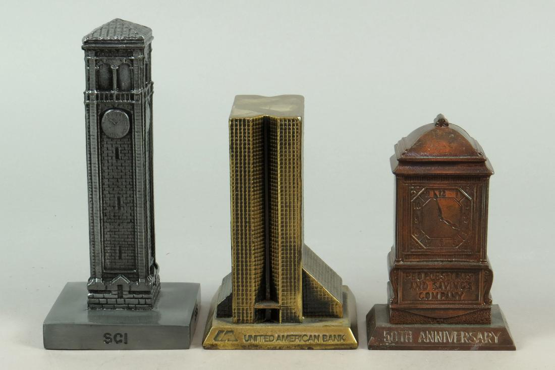 Lot of 3 PM Building Banks (1 of 3)