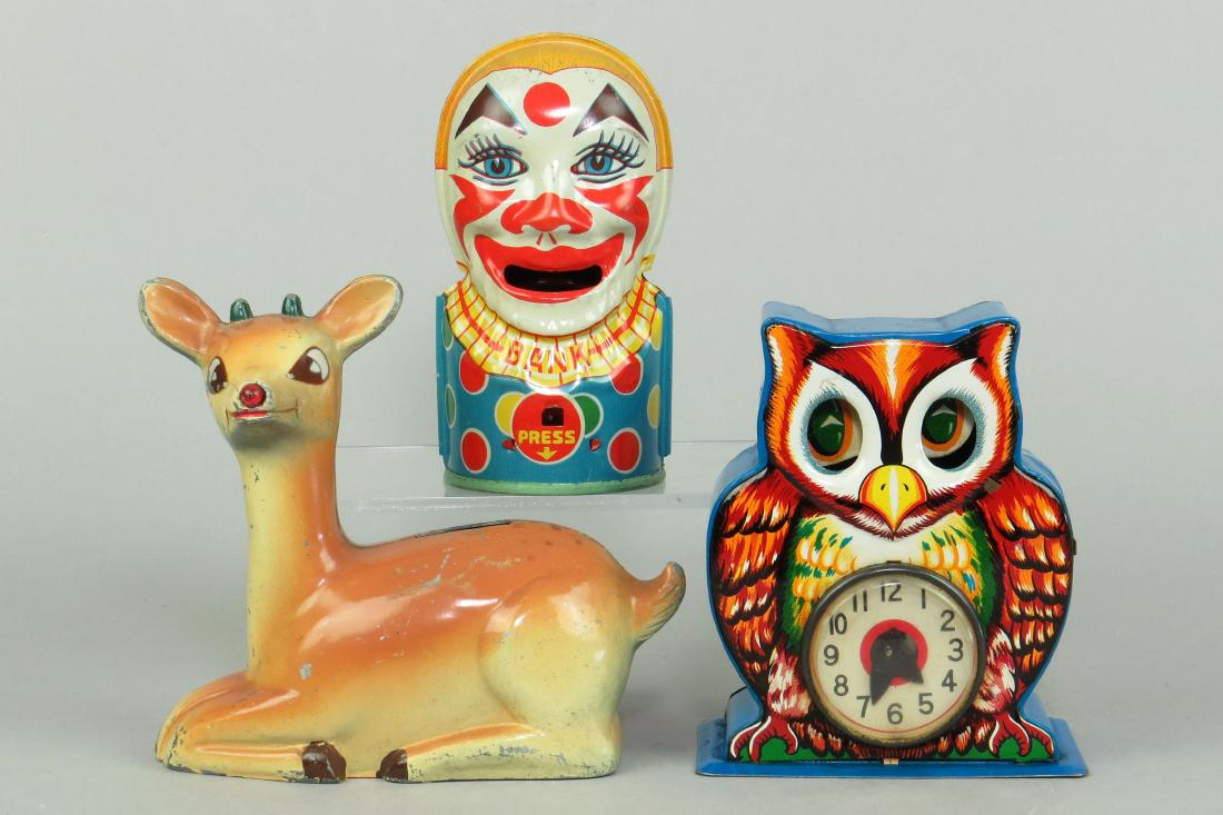 Lot of 3 PM/Tin Mechanical Banks (1 of 3)