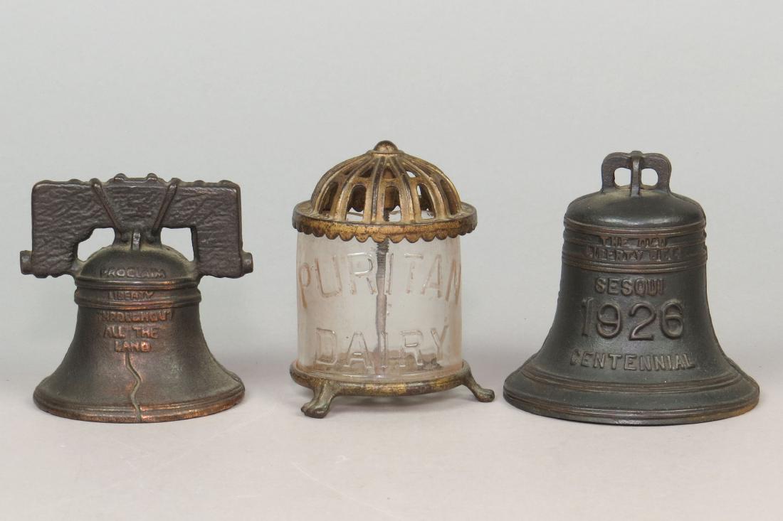 Lot of 3 CI/Glass Misc. Banks (1 of 2)