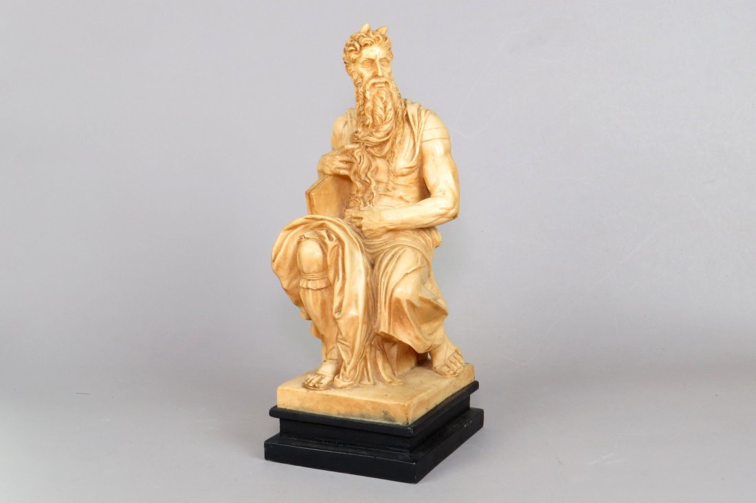 Statue of Moses: Statue of Moses, Rome, 13 1/4", Heavy
