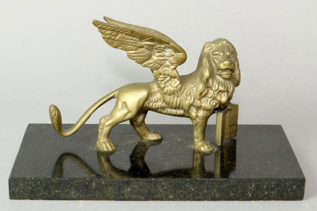 Marble/Brass Lion of St. Mark (1 of 1)